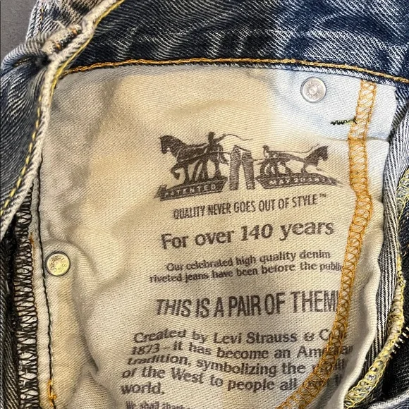 Levi's 517 Bootcut Jeans - Classic Blue - Picture 3 of 13